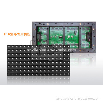 outdoor p16 led module p16 1r1g1b advertising led module led screen board
